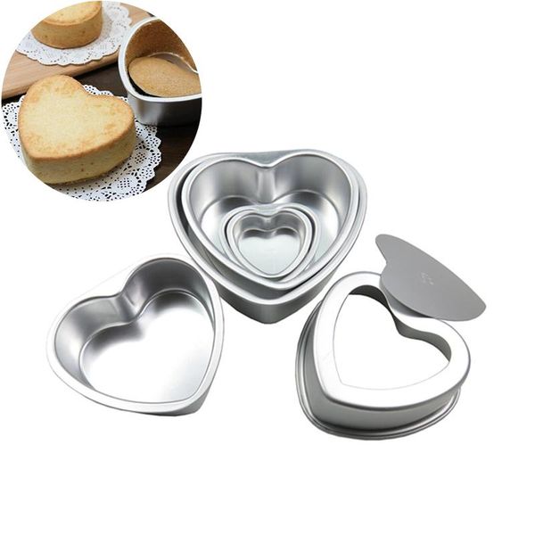 baking moulds 3/5/6/8/10 inch heart shaped removable bottom aluminum alloy chocolate cake pan silver tin mold
baking moulds 3/5/6/8/10 inch heart shaped removable bottom aluminum alloy chocolate cake pan silver tin mold