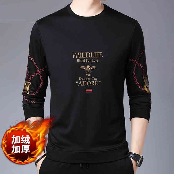 plush long sve t-shirt winter warm round neck bottom shirt men's bee men's casual sweater fashion, Black
plush long sve t-shirt winter warm round neck bottom shirt men's bee men's casual sweater fashion, Black