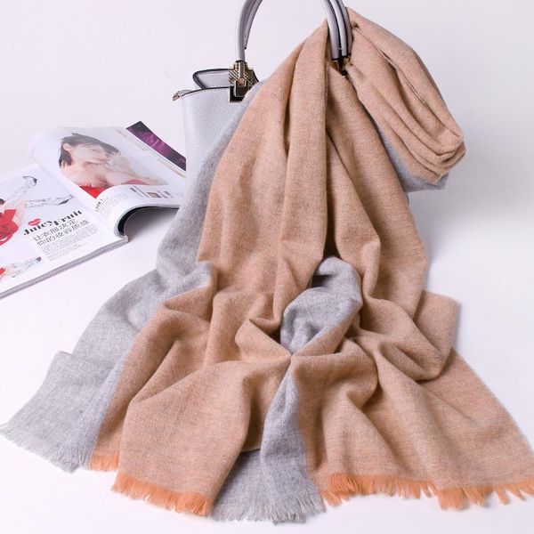 scarves women luxury 100% wool winter striped plaid classic wraps shawls pure neckerchief muffler scarf, Blue;gray
scarves women luxury 100% wool winter striped plaid classic wraps shawls pure neckerchief muffler scarf, Blue;gray