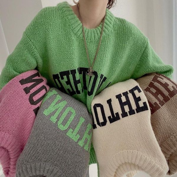 women's sweaters cgc sweater women autumn winter o-neck knitted pullover oversize female casual warm thicken long sleeve jumper, White;black
women's sweaters cgc sweater women autumn winter o-neck knitted pullover oversize female casual warm thicken long sleeve jumper, White;black