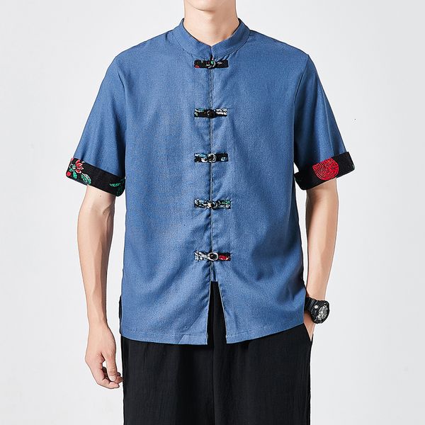 new cotton linen shirt from summer short sleeves chinese fashion man wearing 2021 men's shirts 7pil, White;black
new cotton linen shirt from summer short sleeves chinese fashion man wearing 2021 men's shirts 7pil, White;black