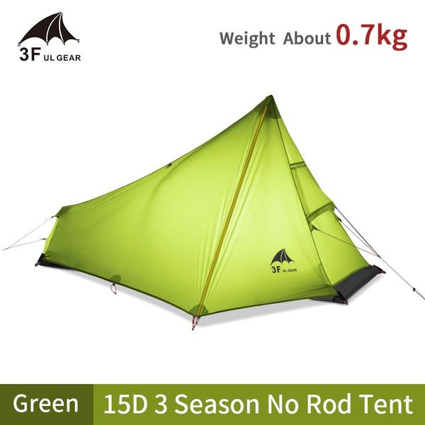 3f ul gear tent 15d silicone 1 person camping tent waterproof 5000mm ultralight outdoor hiking travel with mat
3f ul gear tent 15d silicone 1 person camping tent waterproof 5000mm ultralight outdoor hiking travel with mat