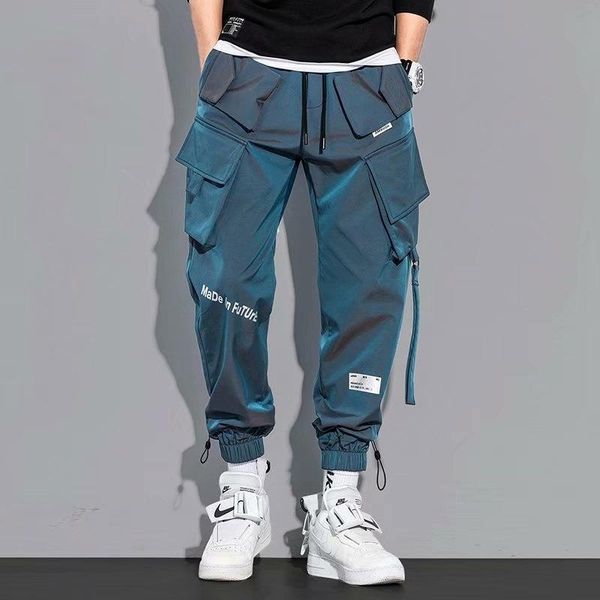 men's pants japan fashion harajuku streetwear cargo men casual hip hop clothing jogging trousers, Black
men's pants japan fashion harajuku streetwear cargo men casual hip hop clothing jogging trousers, Black