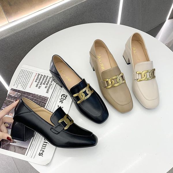 dress shoes solid black leather oxford for women pumps metal buckle slip on thick high heels woman plus size ladies
dress shoes solid black leather oxford for women pumps metal buckle slip on thick high heels woman plus size ladies