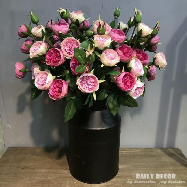 decorative flowers & wreaths 10pcs /lot 5 heads austin roses fake rose wedding artificial silk flower wholesale
decorative flowers & wreaths 10pcs /lot 5 heads austin roses fake rose wedding artificial silk flower wholesale