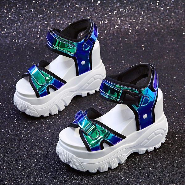 outdoor summer platform sandals muffin bottomsymphony chunky super high heel student increase beach shoes sandalias mujer, Black
outdoor summer platform sandals muffin bottomsymphony chunky super high heel student increase beach shoes sandalias mujer, Black