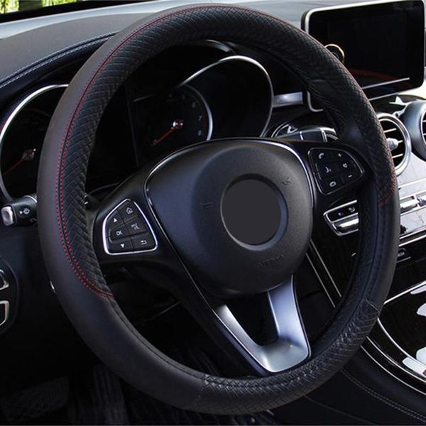 steering wheel covers 14.5-15inch cover 1pcs anti-skid black breathable car leather sports
steering wheel covers 14.5-15inch cover 1pcs anti-skid black breathable car leather sports