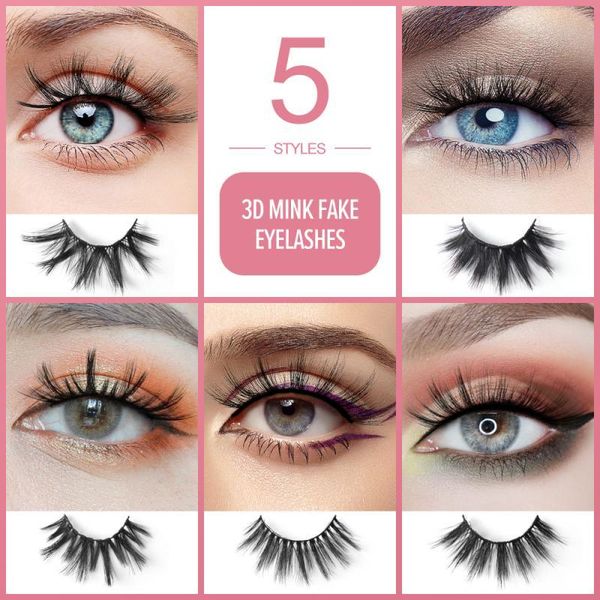 false eyelashes 20 pairs 3d mink lashes natural dramatic fluffy soft wispy volume cross reusable eyelash extension makeup tool
false eyelashes 20 pairs 3d mink lashes natural dramatic fluffy soft wispy volume cross reusable eyelash extension makeup tool