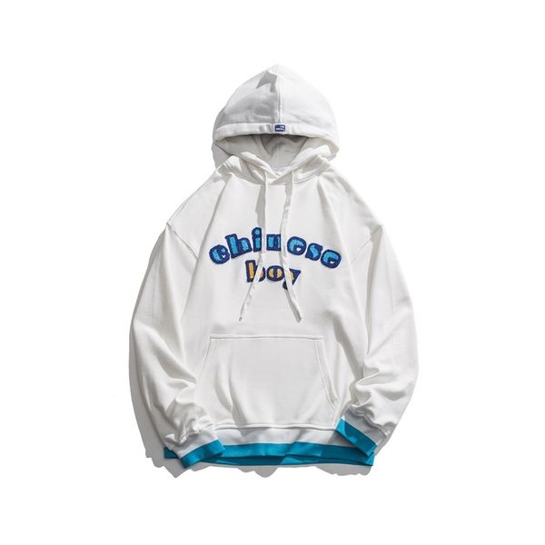 by no means vulgar. 2021 autumn new style sweater hooded fake two piece towel embroidery trend casual loose man, Black
by no means vulgar. 2021 autumn new style sweater hooded fake two piece towel embroidery trend casual loose man, Black