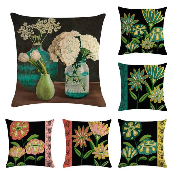 45cm*45cm black cartoon green flower design linen/cotton throw pillow covers couch cushion cover home decorative pillows
45cm*45cm black cartoon green flower design linen/cotton throw pillow covers couch cushion cover home decorative pillows