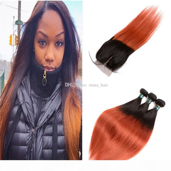 brazilian virgin human ombre hair two tone lace closure with bundles orange color straight ombre hair with 4*4 lace closure, Black;brown
brazilian virgin human ombre hair two tone lace closure with bundles orange color straight ombre hair with 4*4 lace closure, Black;brown