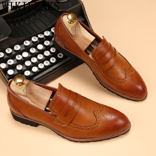 brogue shoes men formal classic shoes men oxford coiffeur italian official shoes men elegant brand sepatu slip on pria ayakkabi, Black
brogue shoes men formal classic shoes men oxford coiffeur italian official shoes men elegant brand sepatu slip on pria ayakkabi, Black