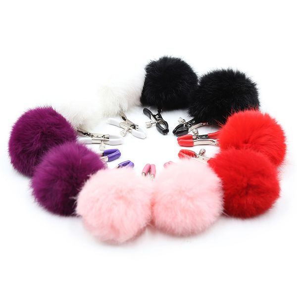 fetish sm metal nipple clamps bondage breast clips clitoris stimulator with fluff game toy for women men gay couples
fetish sm metal nipple clamps bondage breast clips clitoris stimulator with fluff game toy for women men gay couples