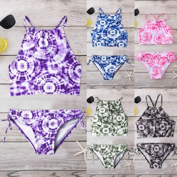 women's swimwear girls' daisy beach sport halter tankini 2-piece swimsuit outfits lovely kids wear bikini sets, White;black
women's swimwear girls' daisy beach sport halter tankini 2-piece swimsuit outfits lovely kids wear bikini sets, White;black