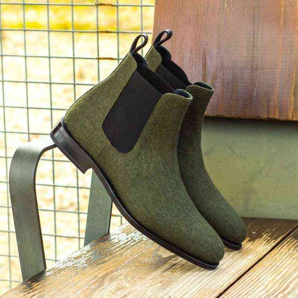 men faux suede overshoot classic chelsea boots green youth fashion british cowboy boots casual selling men boots kp228 211216, Black
men faux suede overshoot classic chelsea boots green youth fashion british cowboy boots casual selling men boots kp228 211216, Black