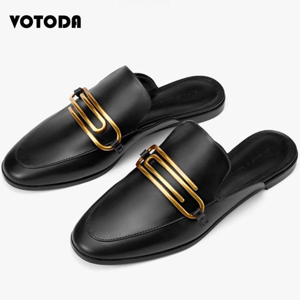 slippers fashion women mules brand metal buckle slip on shoes designer slides ladies casual flat outdoor flip flops beach sandal, Black
slippers fashion women mules brand metal buckle slip on shoes designer slides ladies casual flat outdoor flip flops beach sandal, Black