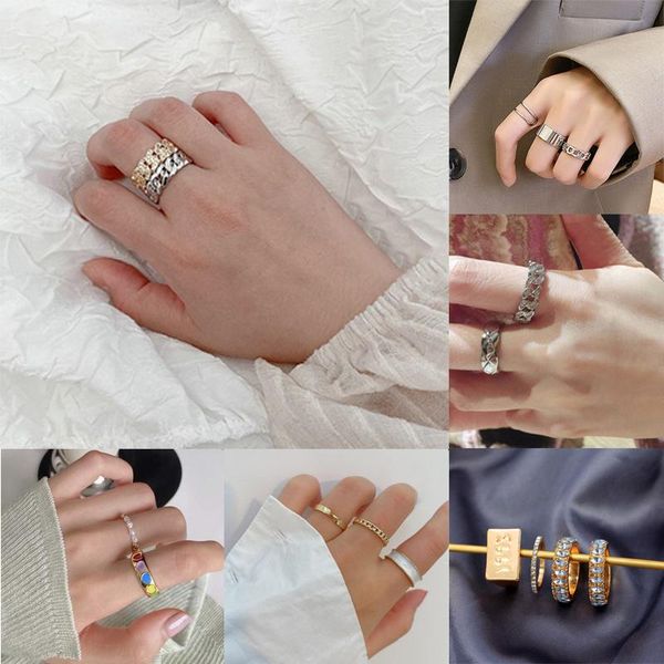 wedding rings punk golden crystal chunky metal circular set for women trendy enamel pearl finger chain opening knuckle ring 2021 jewelry, Slivery;golden
wedding rings punk golden crystal chunky metal circular set for women trendy enamel pearl finger chain opening knuckle ring 2021 jewelry, Slivery;golden