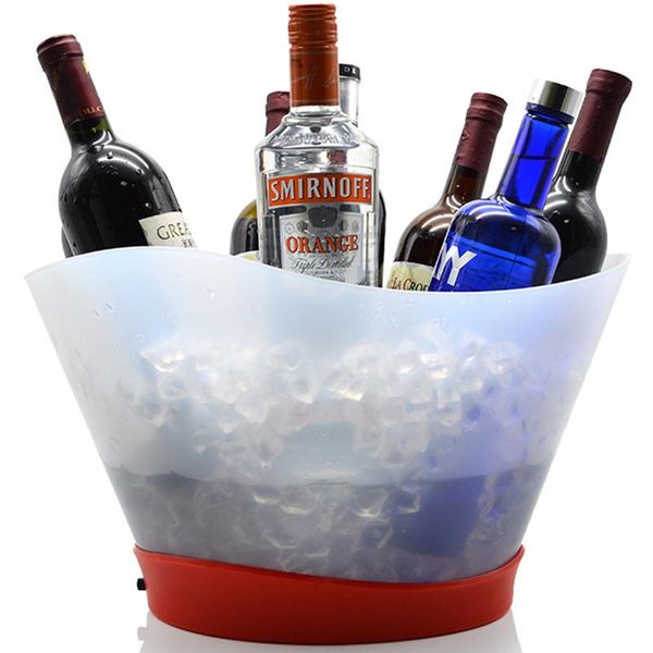 ice buckets and coolers 12l super large led bucket chargeable champagne wine cooler drink holder can hold 7 bottled champagne/13 330ml beers
ice buckets and coolers 12l super large led bucket chargeable champagne wine cooler drink holder can hold 7 bottled champagne/13 330ml beers