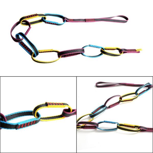 cords, slings and webbing 22kn high strength outdoor rock climbing equipment downhill flat ring sling nylon chain rope tool for cavinghangin
cords, slings and webbing 22kn high strength outdoor rock climbing equipment downhill flat ring sling nylon chain rope tool for cavinghangin