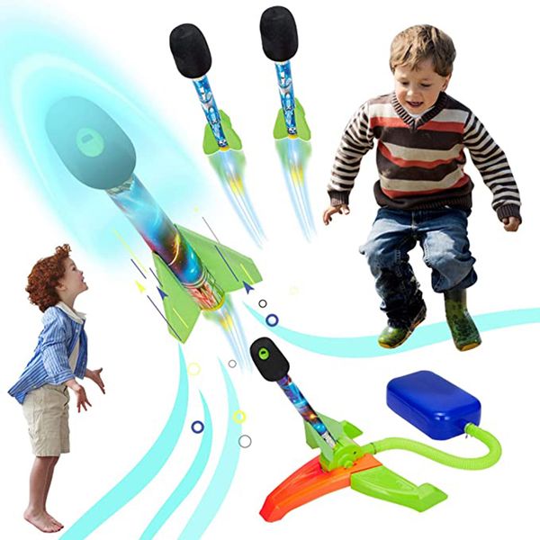 Kids Air Pressed Stomp Rocket Pedal Games Outdoor Sports Kids League Launchers Step Pump Skittles Children Foot Family Game Toy
Kids Air Pressed Stomp Rocket Pedal Games Outdoor Sports Kids League Launchers Step Pump Skittles Children Foot Family Game Toy