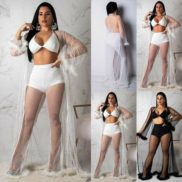 women's swimwear 2021 women bling sequins cover up swimming dress beachwear bathing suit summer lace crochet bikini beach, White;black
women's swimwear 2021 women bling sequins cover up swimming dress beachwear bathing suit summer lace crochet bikini beach, White;black