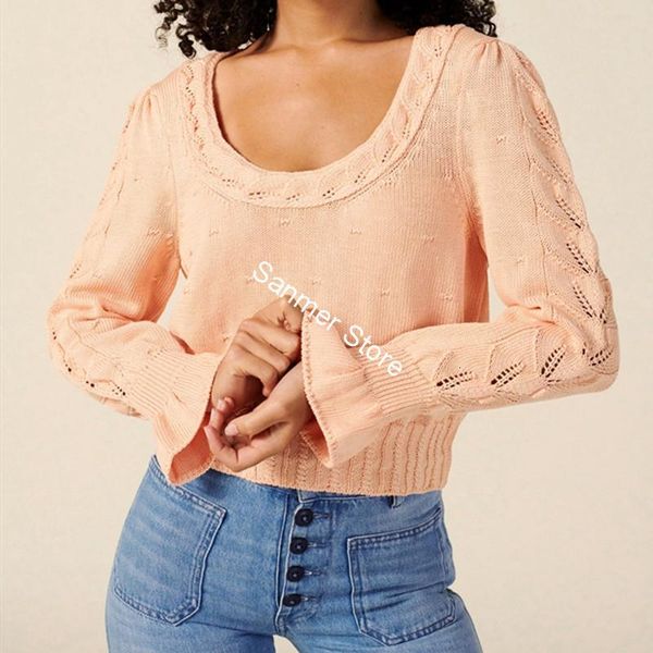 2021 new manga alargamento feminina oco para fora babados dois cor slida retro incio do outono feminino camisola de malha fqgz, White;black
2021 new manga alargamento feminina oco para fora babados dois cor slida retro incio do outono feminino camisola de malha fqgz, White;black
