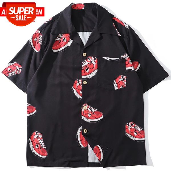 aelfric eden 2020 summer hip hop funny shoes print shirts men loose shirts streetwear short sleeve oversized hawaii shirt #p72q, White;black
aelfric eden 2020 summer hip hop funny shoes print shirts men loose shirts streetwear short sleeve oversized hawaii shirt #p72q, White;black