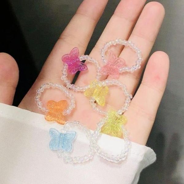cluster rings fashion cute summer korean colorful resin transparent beads butterfly flower ring female party holiday jewelry gift, Golden;silver
cluster rings fashion cute summer korean colorful resin transparent beads butterfly flower ring female party holiday jewelry gift, Golden;silver
