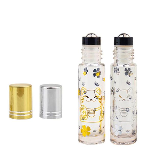 storage bottles & jars 10ml 6pcs/lot glass roller with stainless steel balls essential oil roll on refillable perfume
storage bottles & jars 10ml 6pcs/lot glass roller with stainless steel balls essential oil roll on refillable perfume