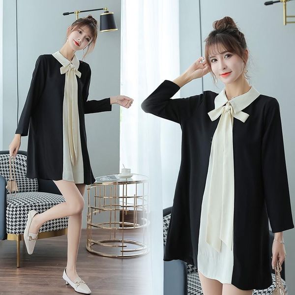 maternity dresses 852# dress spring autumn chiffon bow collar long sleeve loose stylish for pregnant women mom, White
maternity dresses 852# dress spring autumn chiffon bow collar long sleeve loose stylish for pregnant women mom, White