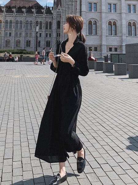 casual dresses dress women spring 2021 style super immortal first love high cold temperament elder sister mature long, Black;gray
casual dresses dress women spring 2021 style super immortal first love high cold temperament elder sister mature long, Black;gray