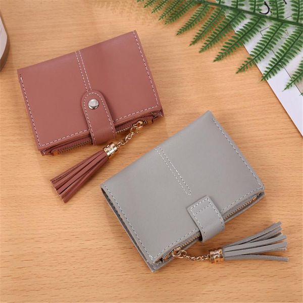 wallets women simple short wallet tassel coin purse hasp zipper card holders handbag purses leather bags carteira, Red;black
wallets women simple short wallet tassel coin purse hasp zipper card holders handbag purses leather bags carteira, Red;black