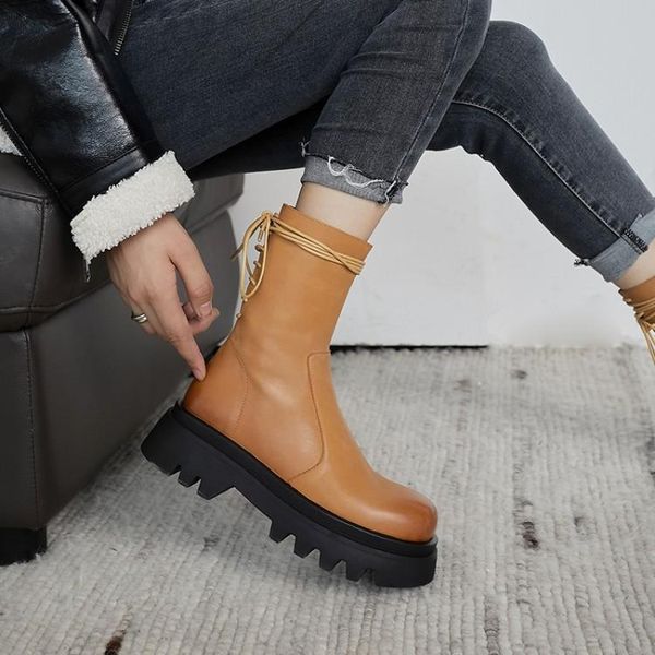 boots mljuese 2021 women ankle cow leather winter short plush lace up vintage brown color platform high heels female, Black
boots mljuese 2021 women ankle cow leather winter short plush lace up vintage brown color platform high heels female, Black