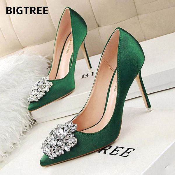 dress shoes bigtree rhinestones woman pumps stiletto women high heels wedding party female footwear, Black
dress shoes bigtree rhinestones woman pumps stiletto women high heels wedding party female footwear, Black