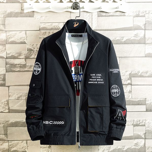 2021 japanese embroidery man hip hop streetwear autumn new coat bomber jacket men clothes plus size b513, Black;brown
2021 japanese embroidery man hip hop streetwear autumn new coat bomber jacket men clothes plus size b513, Black;brown