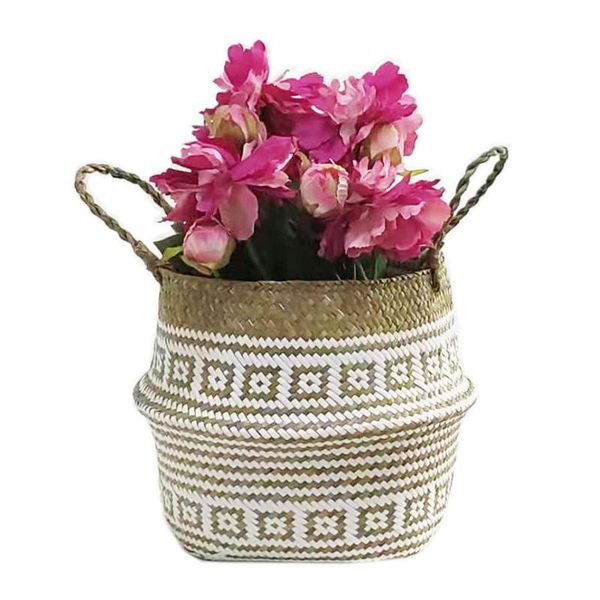 storage baskets 1pcs seagrass wickerwork basket rattan hanging flower pot dirty laundry hamper home kitchen supplies
storage baskets 1pcs seagrass wickerwork basket rattan hanging flower pot dirty laundry hamper home kitchen supplies