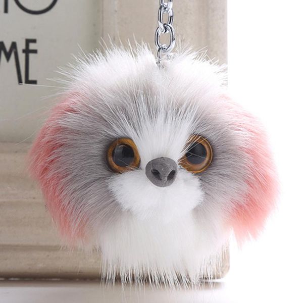 keychains 1 pcs pompom poodle dog bag pendant fluffy keyring pet puppy key chain for car ring women faux fur jewelry, Silver
keychains 1 pcs pompom poodle dog bag pendant fluffy keyring pet puppy key chain for car ring women faux fur jewelry, Silver