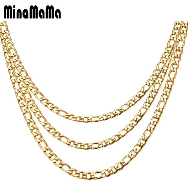 chains stainless steel figaro chain necklace for women men curb cuban link chokers necklaces trendy jewelry, Silver
chains stainless steel figaro chain necklace for women men curb cuban link chokers necklaces trendy jewelry, Silver