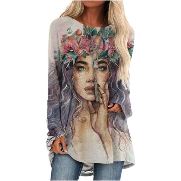 women vintage girl with garland printing tshirt harajuku 2020 autumn new plus size elegant t shirt long sleeve casual shirts c0220, White
women vintage girl with garland printing tshirt harajuku 2020 autumn new plus size elegant t shirt long sleeve casual shirts c0220, White