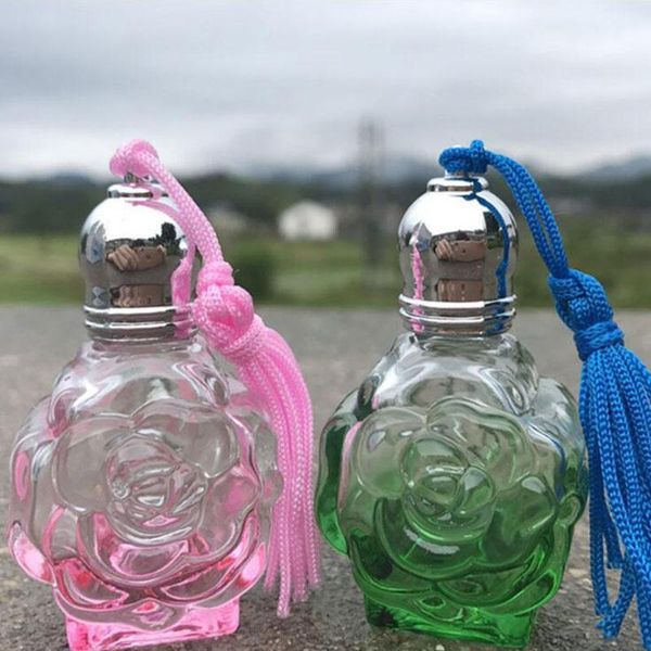 storage bottles & jars empty roll on bottle portable essential oil vials colorful tassel lid rose shaped glass 10ml 25pcs/lot
storage bottles & jars empty roll on bottle portable essential oil vials colorful tassel lid rose shaped glass 10ml 25pcs/lot