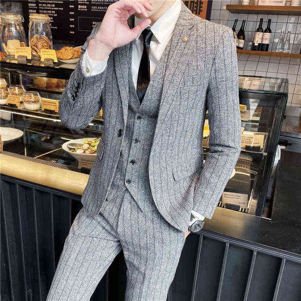 luxury suits blaze 2021 stripe casual suit slim fit coat korean men's, Black
luxury suits blaze 2021 stripe casual suit slim fit coat korean men's, Black