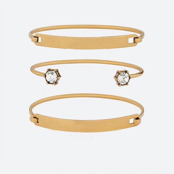 bangle trendy classic charm bracelet for women brand jewelry luxury metal crystal femme, Black
bangle trendy classic charm bracelet for women brand jewelry luxury metal crystal femme, Black