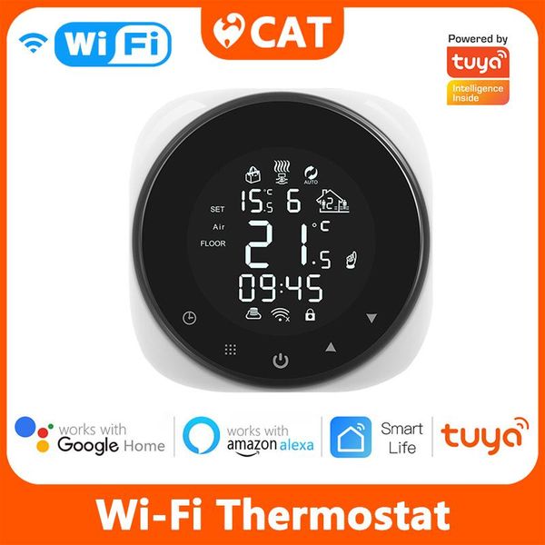 smart home control tuya wifi thermostat temperature controller for water electric floor heating/water gas boiler via alexa google
smart home control tuya wifi thermostat temperature controller for water electric floor heating/water gas boiler via alexa google