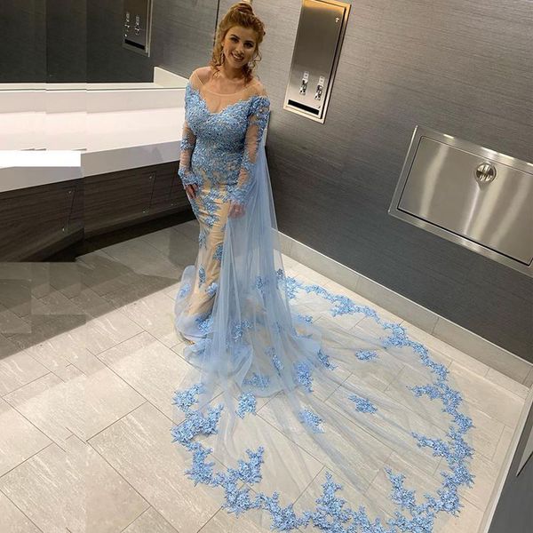 scoop neck long sleeves lace appliques mermaid evening dresses bow tie court train plus size formal prom party dress, Black;red
scoop neck long sleeves lace appliques mermaid evening dresses bow tie court train plus size formal prom party dress, Black;red