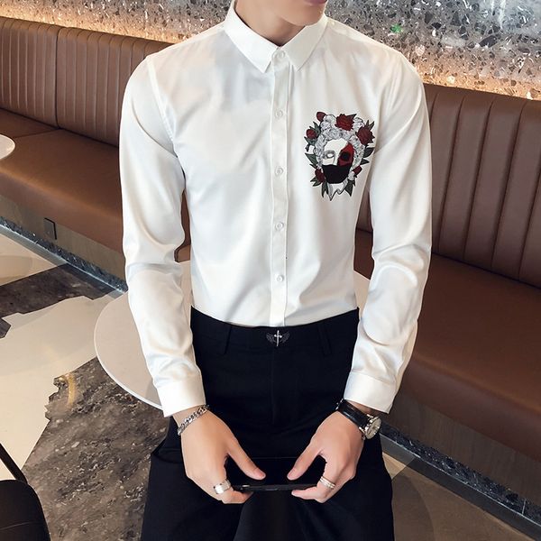 Nova New Primavera Moda Imprimir Manga Longa Camisas Trabalho Para Homens Roupas Simples Fino Ajuste Clube Noite Vestido 65AI, Black;brown
Nova New Primavera Moda Imprimir Manga Longa Camisas Trabalho Para Homens Roupas Simples Fino Ajuste Clube Noite Vestido 65AI, Black;brown