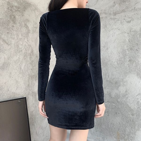 vintage velvet dress goth high waist mini dress aesthetic elegant long sleeve split women dresses spring outfits, Black;gray
vintage velvet dress goth high waist mini dress aesthetic elegant long sleeve split women dresses spring outfits, Black;gray