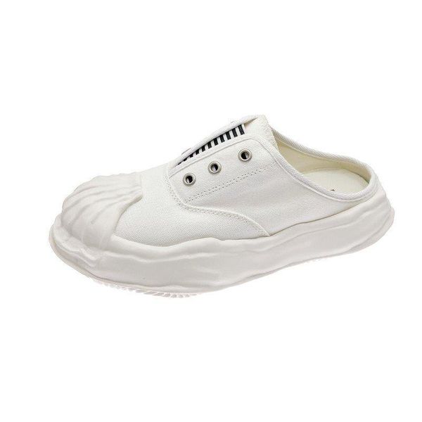 slippers canvas vulcanize shoes women half mules 2021 autumn white female sneakers breathable, Black
slippers canvas vulcanize shoes women half mules 2021 autumn white female sneakers breathable, Black