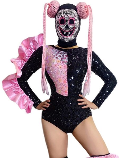 ladies rave party dance costume rhinestone bodysuit scary halloween headwear pole dance clothing stage performance wear vdb2632, Black;red
ladies rave party dance costume rhinestone bodysuit scary halloween headwear pole dance clothing stage performance wear vdb2632, Black;red