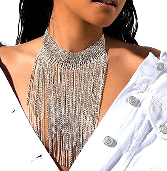 shining big crystals mesh bodysuit sparkly rhinestones chains fringes outfit nightclub party wear see through costume, Black;white
shining big crystals mesh bodysuit sparkly rhinestones chains fringes outfit nightclub party wear see through costume, Black;white