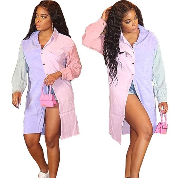casual dresses chiclover straight loose women wholesale items color matching shirt dress lapel blouse drop, Black;gray
casual dresses chiclover straight loose women wholesale items color matching shirt dress lapel blouse drop, Black;gray
